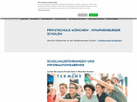 nymphenburger-schulen.de Webseite Vorschau