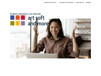 artsoftandmore.com Webseite Vorschau