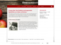 obstbau-nueberlin.de Webseite Vorschau