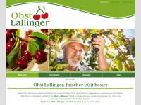 obst-lallinger.de Webseite Vorschau