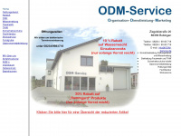 odm-service.de Webseite Vorschau