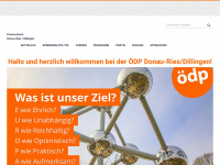 oedp-donau-ries.de Webseite Vorschau