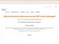 oedp-hassberge.de Webseite Vorschau