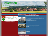 hofstetten.net Webseite Vorschau