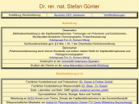 dr-günter.de Webseite Vorschau
