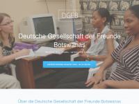 freunde-botswanas.de Webseite Vorschau