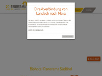 biohotel-panorama.it Webseite Vorschau
