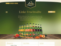 linke-fruchtsaefte.de Webseite Vorschau