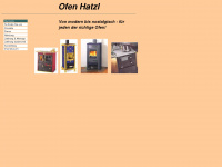 ofen-hatzl.de Webseite Vorschau