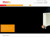 ohmex.de Webseite Vorschau