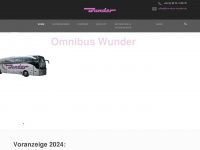 omnibus-wunder.de Webseite Vorschau