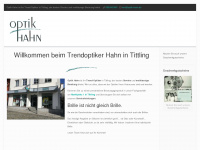 optik-hahn.de Webseite Vorschau