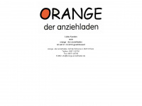 orange-anziehladen.de Webseite Vorschau