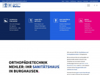 ortho-mehler.de Webseite Vorschau