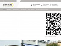 orthotop.ch Webseite Vorschau