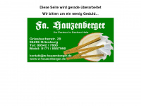 w-hauzenberger.de Webseite Vorschau