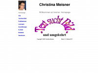 christina.meisner.de Webseite Vorschau