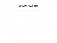 owi.de Webseite Vorschau