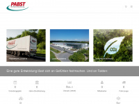 pabst-transport.de Webseite Vorschau