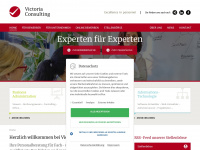 victoria-consulting.de Webseite Vorschau