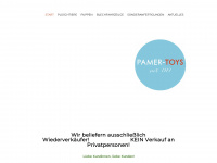 pamer-toys.de Webseite Vorschau