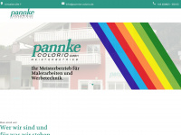 pannke-colorio.de Webseite Vorschau