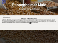 pappenheimer-malz.de Webseite Vorschau