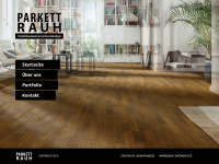 parkett-rauh.de Webseite Vorschau