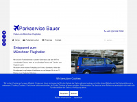 parkservice-bauer.de Webseite Vorschau