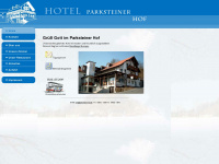 parksteiner-hof.de Webseite Vorschau