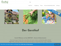 gersthof.de Webseite Vorschau
