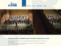 pasinger-madrigalchor.de Webseite Vorschau