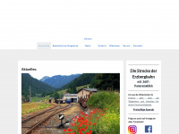 erzbergbahn.at Webseite Vorschau