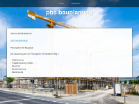 pbs-bauplanung.de Webseite Vorschau