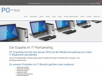 pc-exporting.de Webseite Vorschau