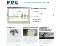 pde-gmbh.de Webseite Vorschau