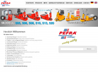 pefra.net Webseite Vorschau