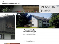 pension-fuchs.de Webseite Vorschau
