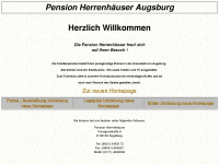 pensionherrenhaeuser.online.de Webseite Vorschau