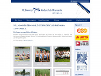 krc-rhenania.de Webseite Vorschau