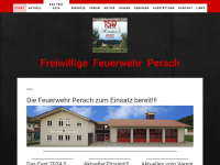 ffw-perach.de Webseite Vorschau