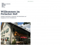 perlacherhof.de Webseite Vorschau