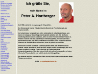 peter-hartberger.de Webseite Vorschau