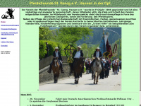 pferdefreunde-hausen.de Webseite Vorschau