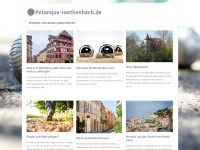 petanque-roethenbach.de Webseite Vorschau