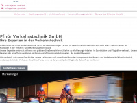 pfnuer-verkehrstechnik.de Webseite Vorschau