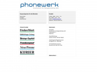 phonewerk.de Webseite Vorschau