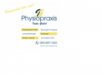 physiopraxis-gossel.de Webseite Vorschau