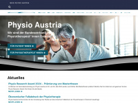 physioaustria.at Webseite Vorschau