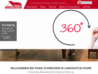piano-schweisser.de Webseite Vorschau